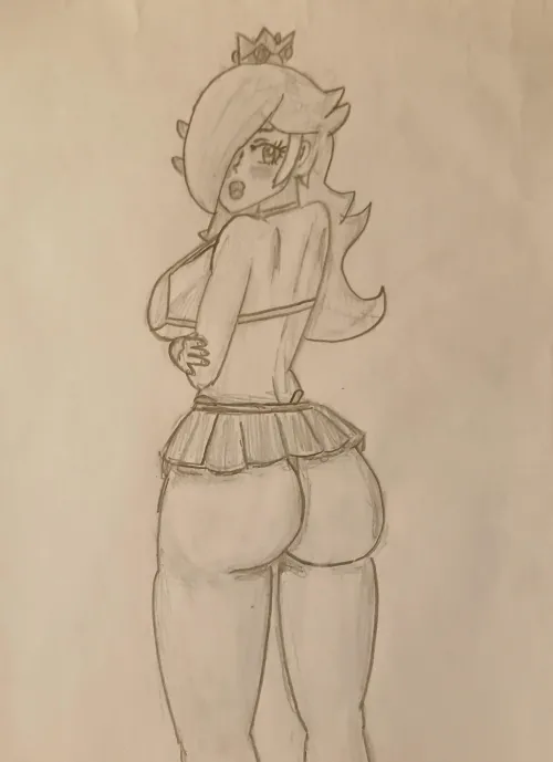 Rosalina feels shy wearing a bikini Thumbnail