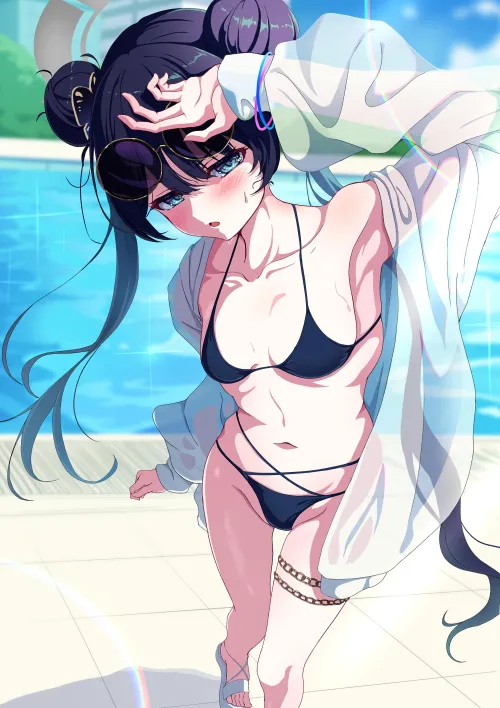 Ryuuge Kisaki by the pool Thumbnail