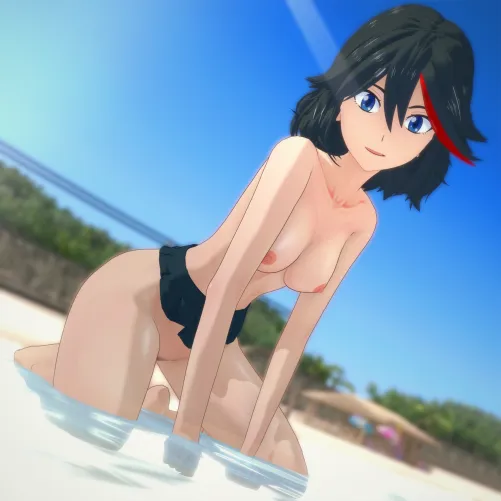 Ryuuko gets a little wet. [RumiGames - Dream Corruption] Thumbnail
