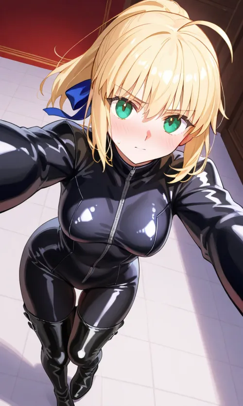 Saber in Latex (AI generated) Thumbnail
