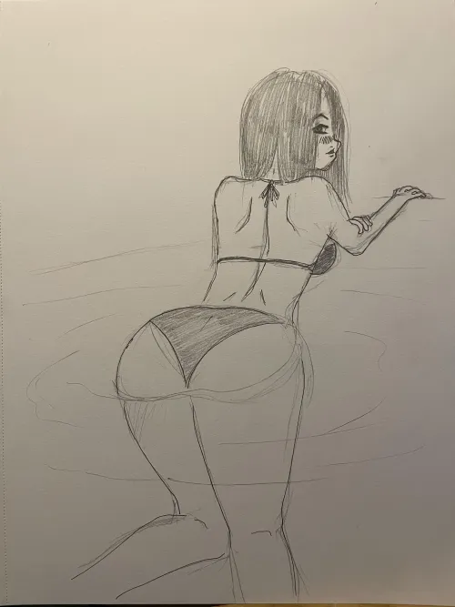 Sadako taking a dip  Thumbnail