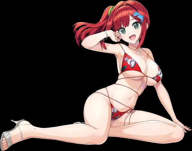 sakimiya iruka, bikini & kitten heels Thumbnail