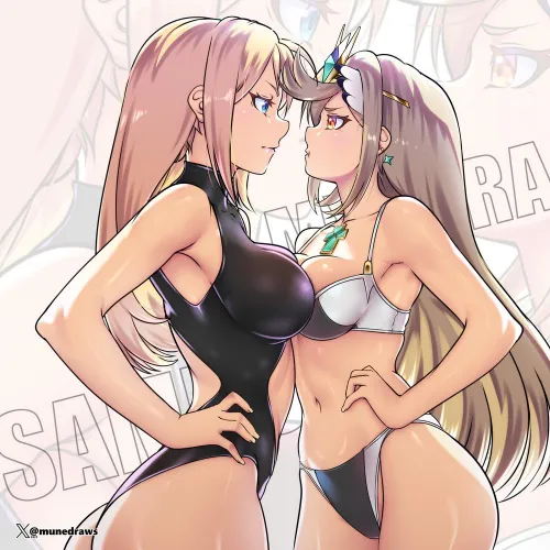 Samus vs Mythra Face-Off (MuneDraws) Thumbnail