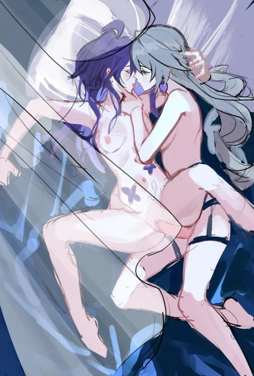 Seele x Bronya by @mikomikosparku Thumbnail