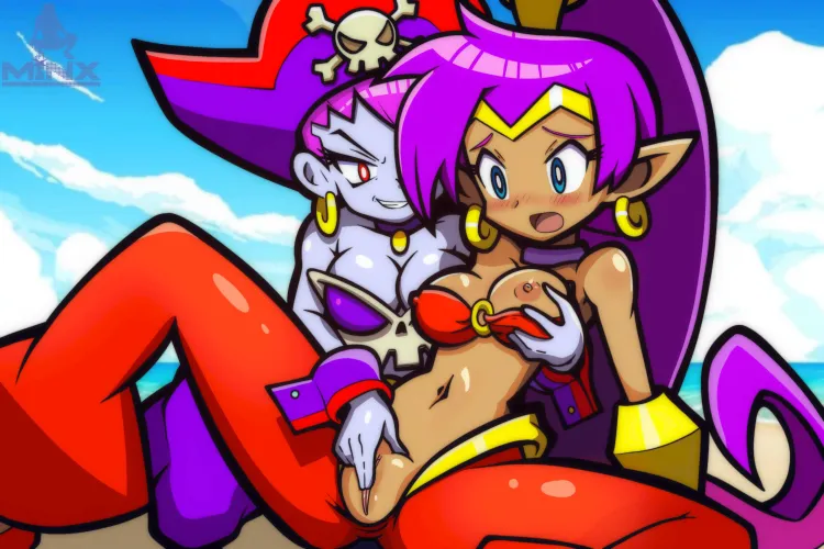 Shantae & Risky Boots Having Some Fun (Minx-Art) Thumbnail