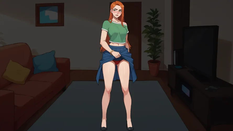 She’s in a teasing mood again [Love at Work] Thumbnail