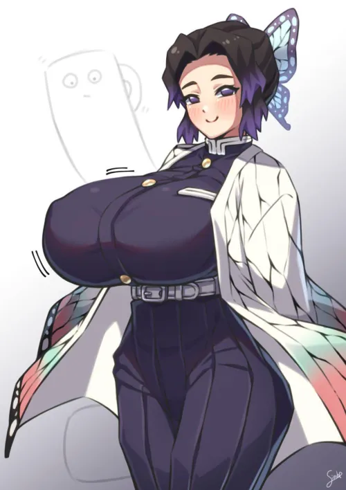 Shinobu seems to have changed in order to... mmh, seduce you? (art : Coffeesinbo68) Thumbnail