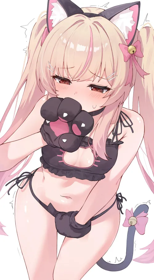 Shy Neko [Original] Thumbnail
