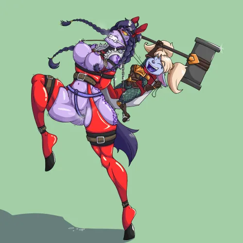 Shyvana is a stubborn mare, but Poppy knows how to control her (Gaulech) Thumbnail