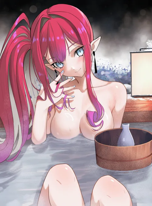 Sith enjoying onsen Thumbnail