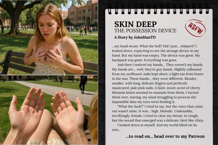 Skin Deep: The Possession Device [Gender Bender][Possession][Story With Images] Thumbnail