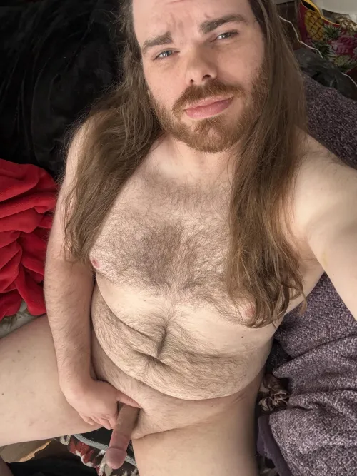 Snowed in.. high and horny in the living room with the blinds open  Thumbnail