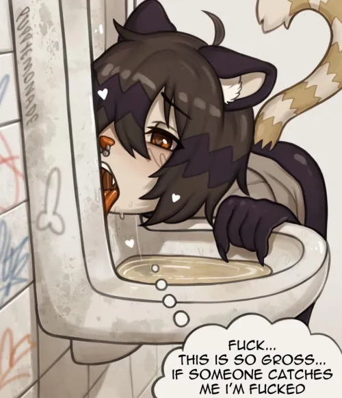 Sometimes I dream that I could just go to a dirty public urinal and lick it clean and drink from it until it’s all empty I bet the smell would be hot ‍ Thumbnail