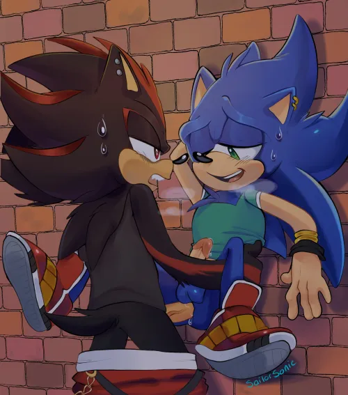 Sonic x Shadow Gay Porn [MM](Ssailorsonic) Thumbnail