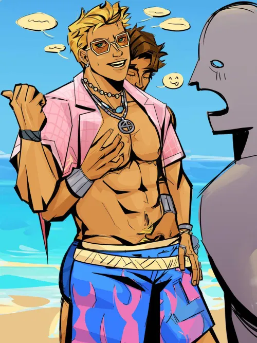 Spiderman x Human torch skin summer Thumbnail