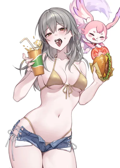 Stelle eating junk food Thumbnail