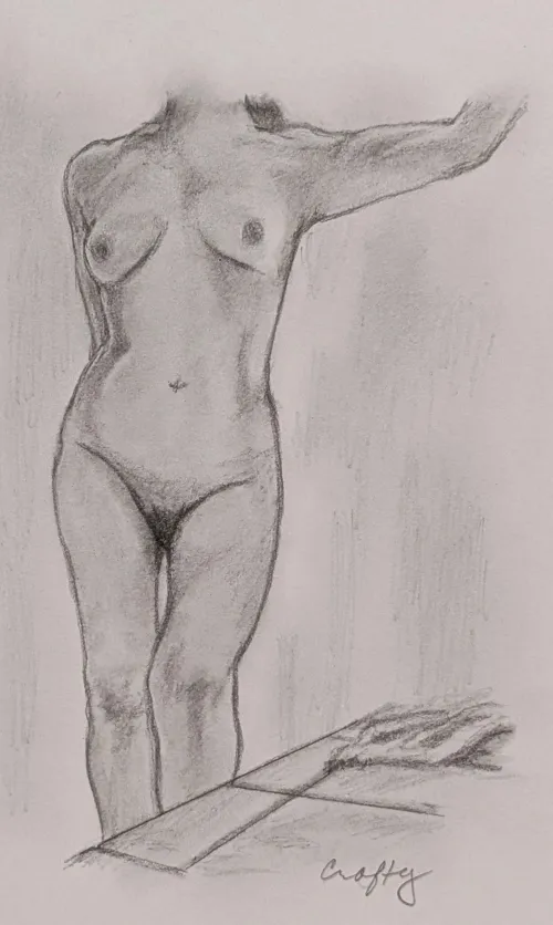Still standing: graphite on bristol Thumbnail