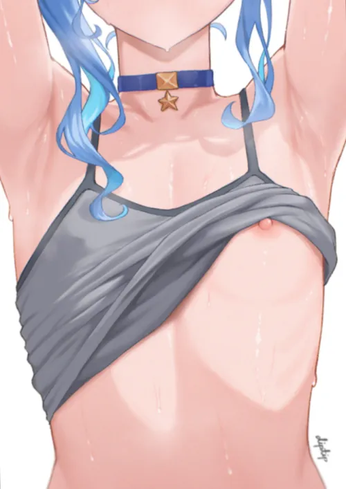 Sui can't stop teasing (Hoshimachi Suisei) [@Diptipper2] Thumbnail