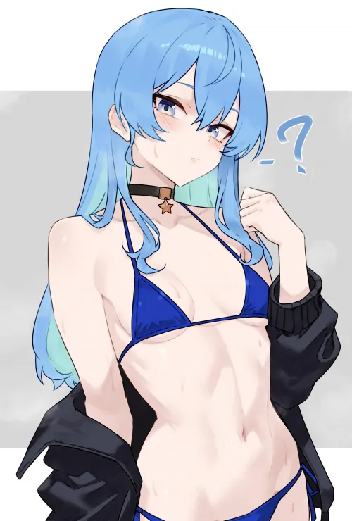 Suisei in bikini [Hololive] Thumbnail