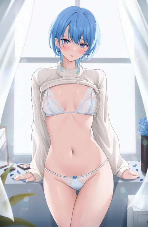 Suisei in underwear [Hololive] Thumbnail