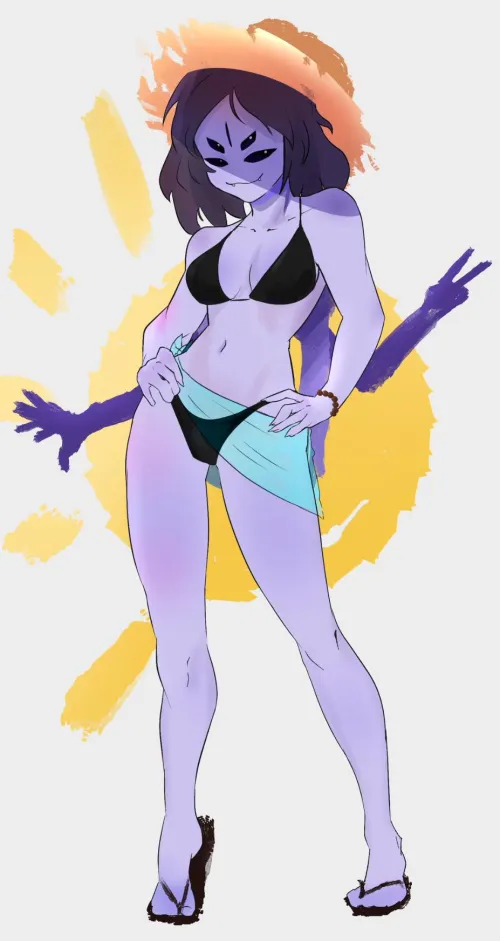 Summer Muffet [Undertale] (927X1744) Thumbnail