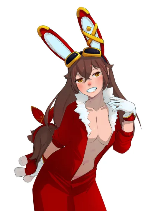 Swapping her outfit with baton bunny [oc] Thumbnail