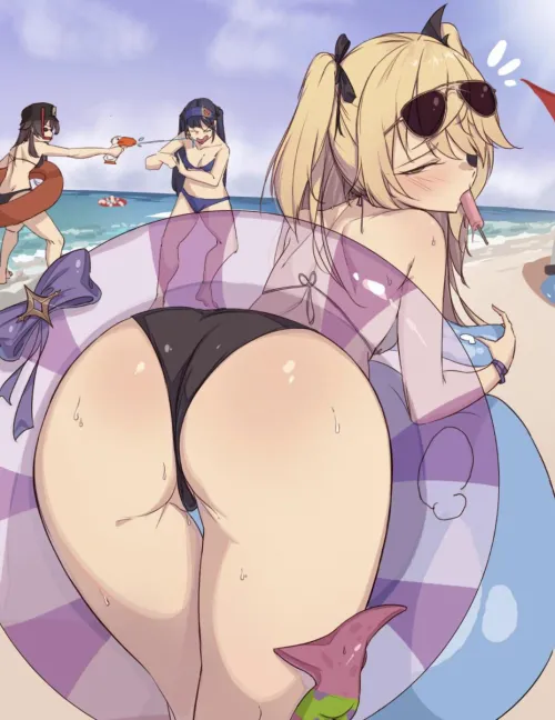 Sweaty Fischl on the beach (kkry99) Thumbnail