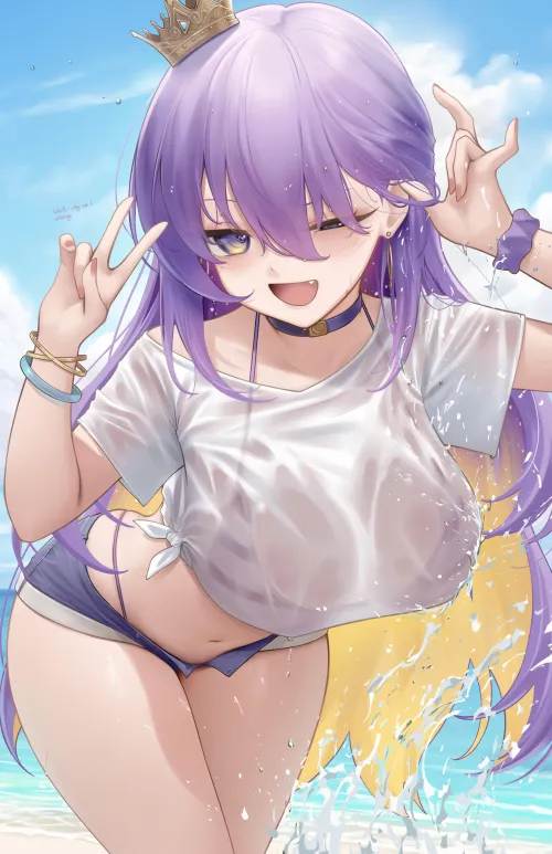Swimsuit Moona [Hololive] Thumbnail