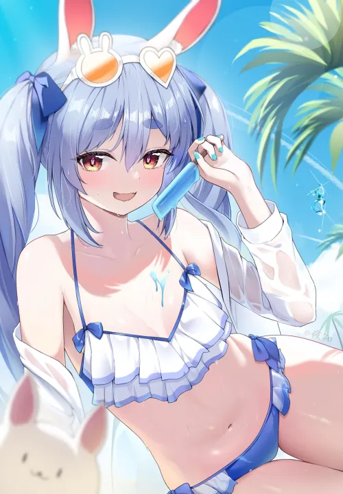 Swimsuit Pekora [Hololive] Thumbnail