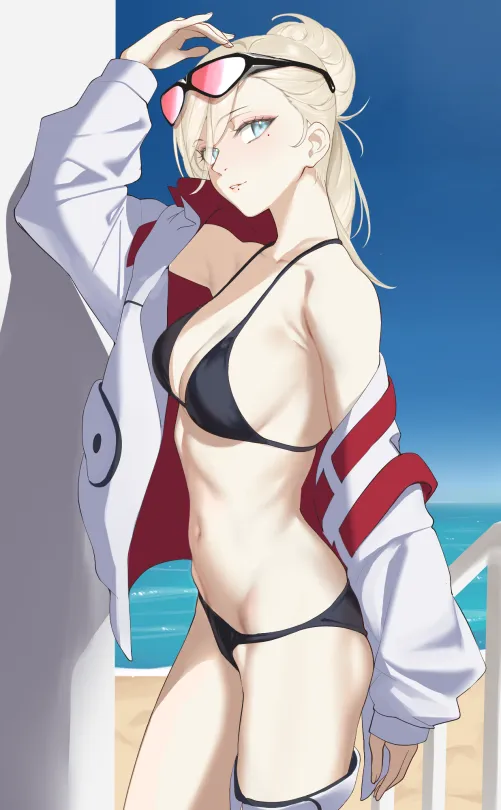 Swimsuit Richelieu (Shingyou) [KanColle] Thumbnail