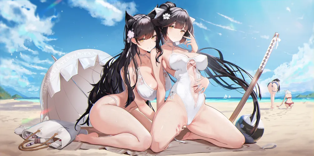 Takao & Atago [Azur Lane](4873x2423) Thumbnail