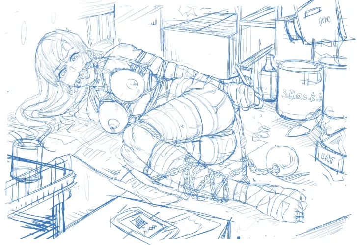 Taped, tied and chained! (猥琐彪叔) Thumbnail