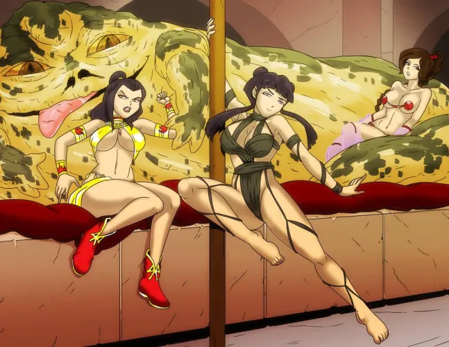 Team Azula Slavegirls (commissioned by me, art by WadeVezecha) Thumbnail