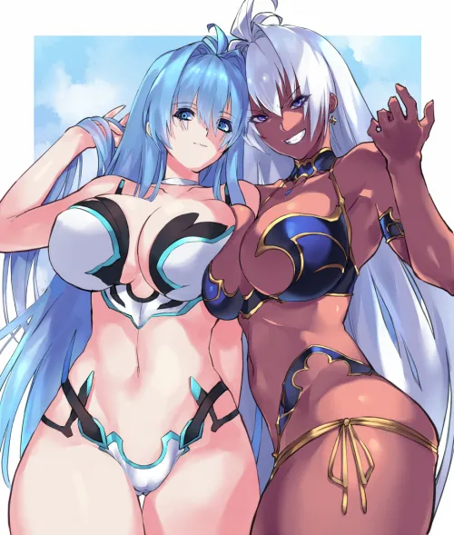 T-elos and Kos-Mos [Xenosaga] (Negrescore) Thumbnail