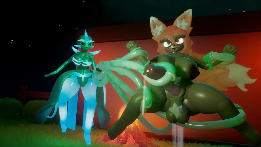 Terrarian testing the new Possession whip on the Zoologist (fanart) (@TiredofMe69) Thumbnail