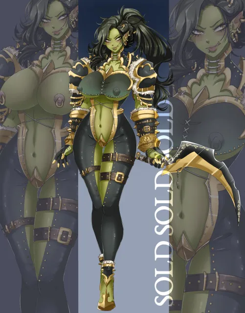 The Bold Orc Warrior (my art)💗 Thumbnail