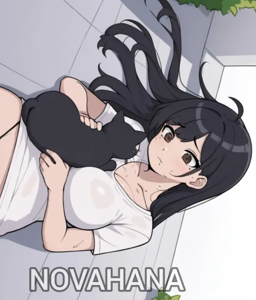 The cat enjoys my pillows Thumbnail