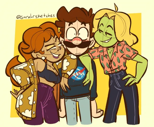 The Flower Princess or the Bean Prince, who should Luigi get with? (SarahSketches) Thumbnail