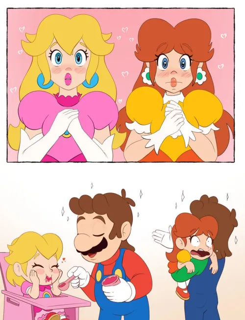 The Princesses like men who are good with kids (dhesomix) Thumbnail