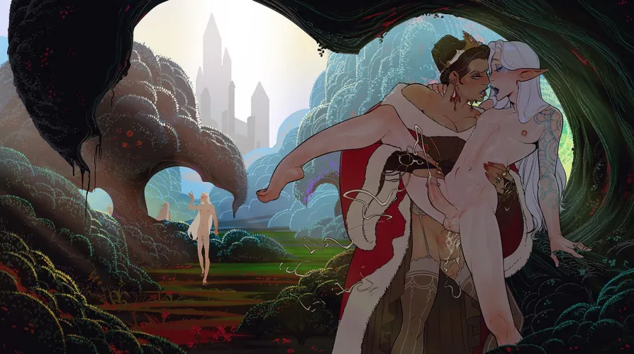 The Queen taking her tribute: futa in femboy (InCase) Thumbnail