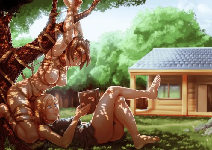 There’s nothing better than a afternoon reading in the garden- ReverseTension Thumbnail