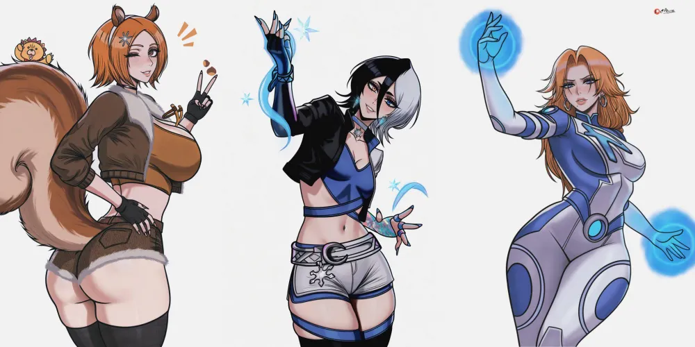 Thicc ladies in rivals outfit Thumbnail