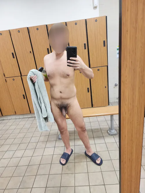 This is how you should walk to the showers  Thumbnail