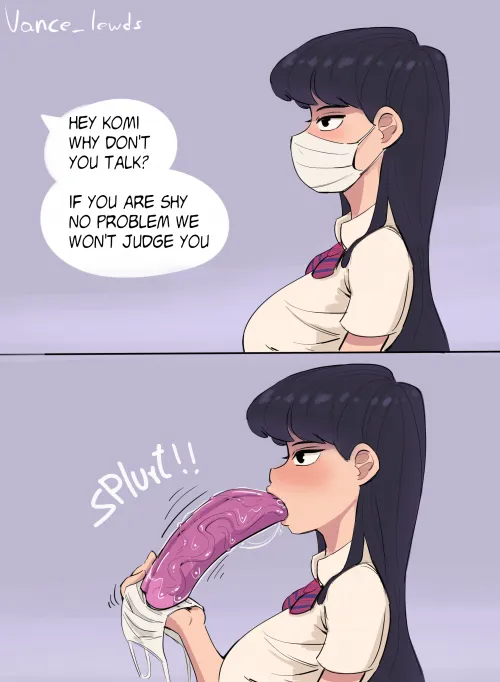 this is the reason why komi doesn't talk (Vance_lewds) Thumbnail