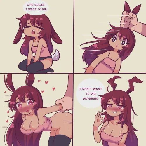 This would fix me I think ~ (I want somebody to cure my depression and anxiety by fucking my brains out so I can’t think about anything anymore aside from sex) Thumbnail