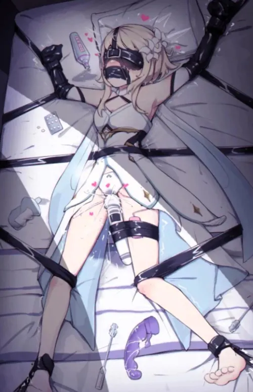 Tied and left for cumming for hours Thumbnail