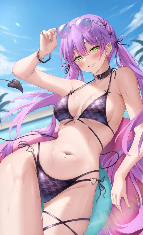 [Tokoyami Towa] Sexy Swimsuit Thumbnail