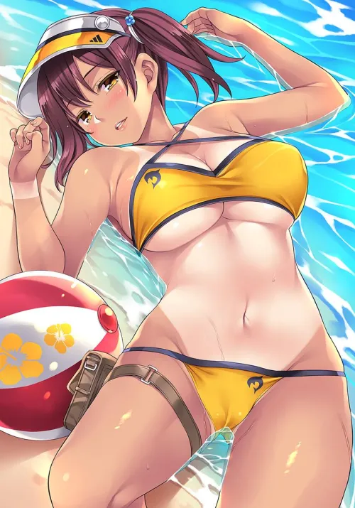 Too much fun at the summer beach by 水原優 Thumbnail