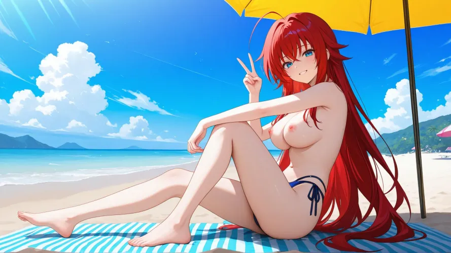 Topless Beach Modelling Thumbnail