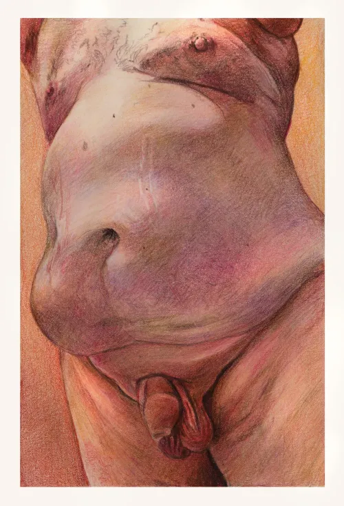 Torso with warm background Thumbnail